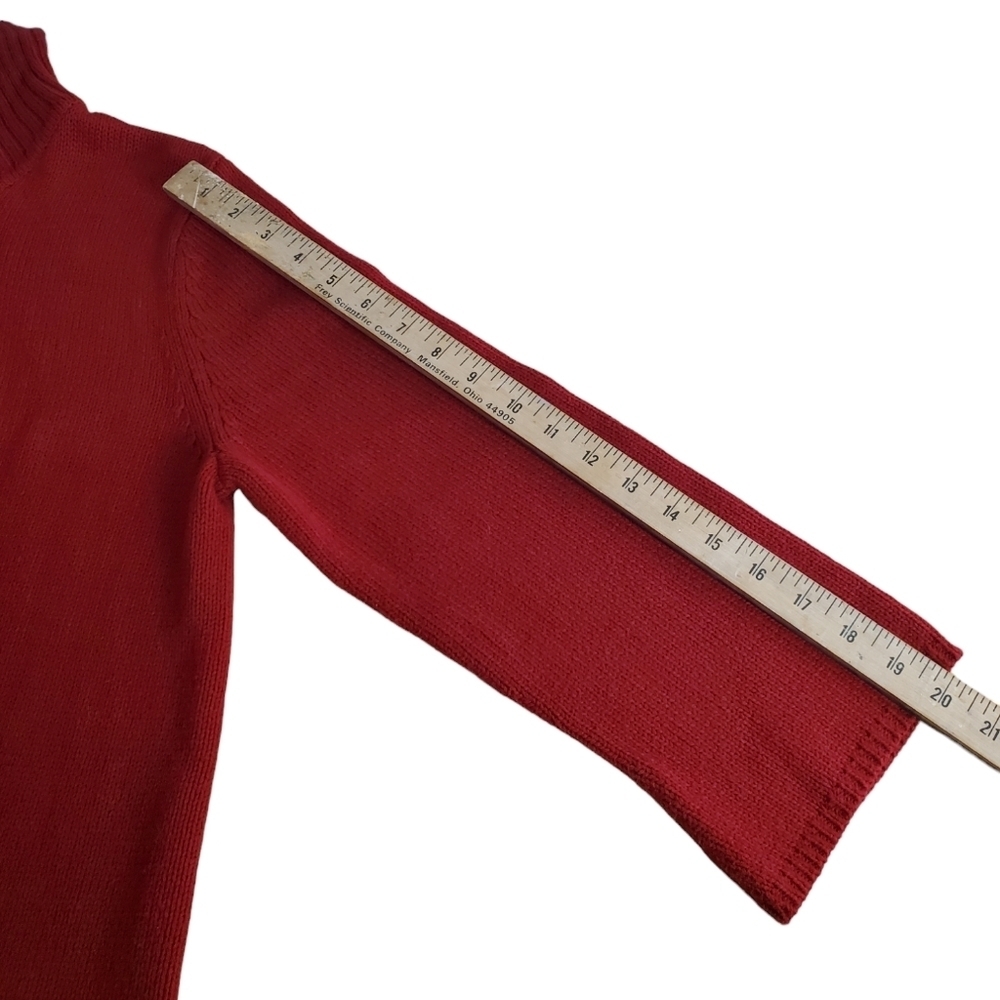 Karen Scott Women's Knit Cardigan. Red. MED. #334 - Picture 8 of 12